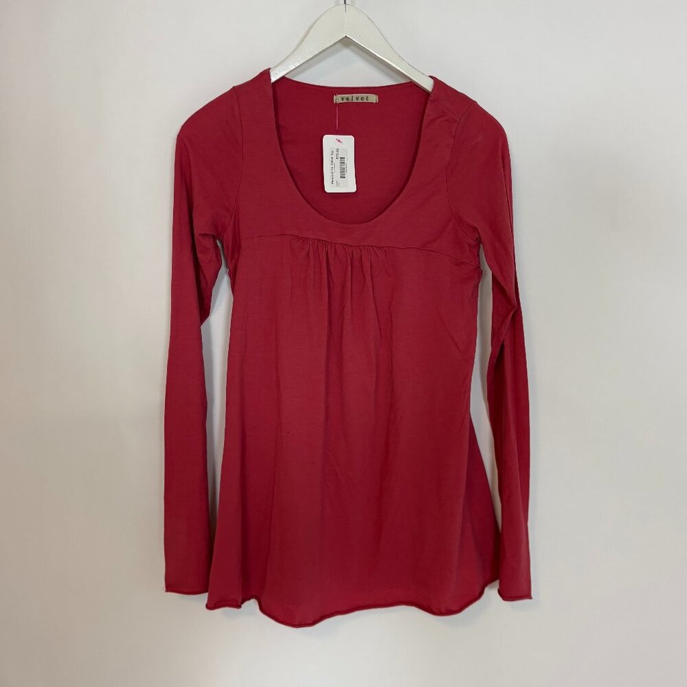Velvet Long Sleeve Top